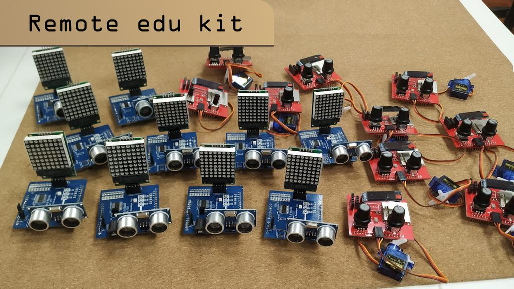 arduino education kit shield red blue