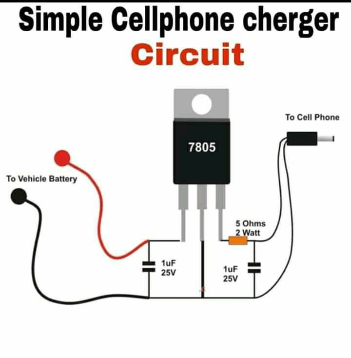 bullshit dangerous 7805 charger circuit